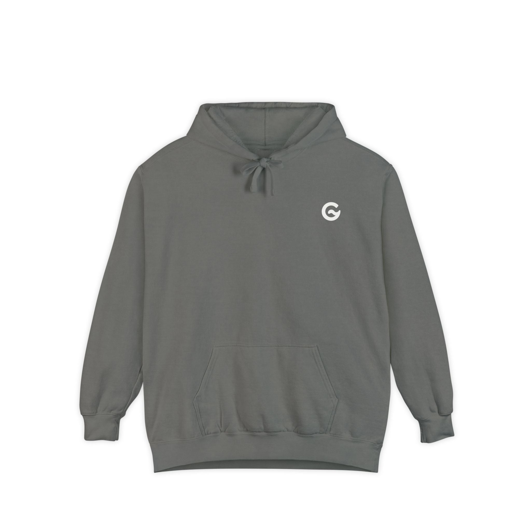 Groova® Comfort Colors Hoodie – Oversized Pigment Dyed Streetwear | Gray | Unisex Premium Pullover