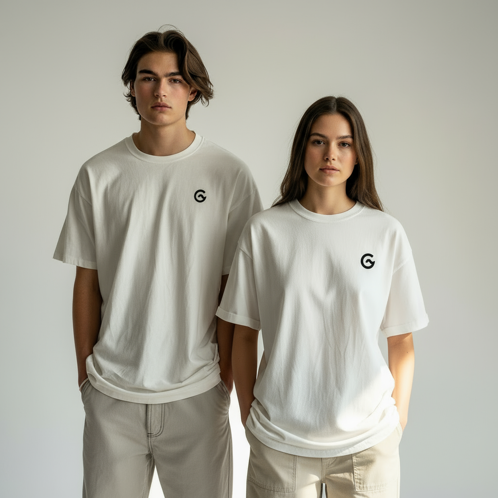 Groova® Comfort Colors T-Shirt – Pigment Dyed Vintage Tee | Gray | Unisex Oversized Streetwear Essential