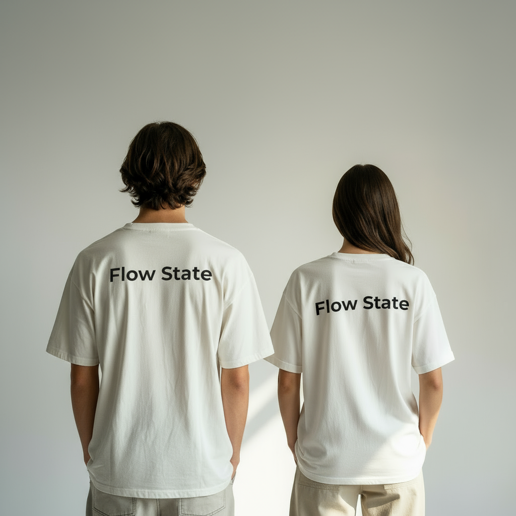 Groova® Comfort Colors T-Shirt – Pigment Dyed Vintage Tee | Gray | Unisex Oversized Streetwear Essential