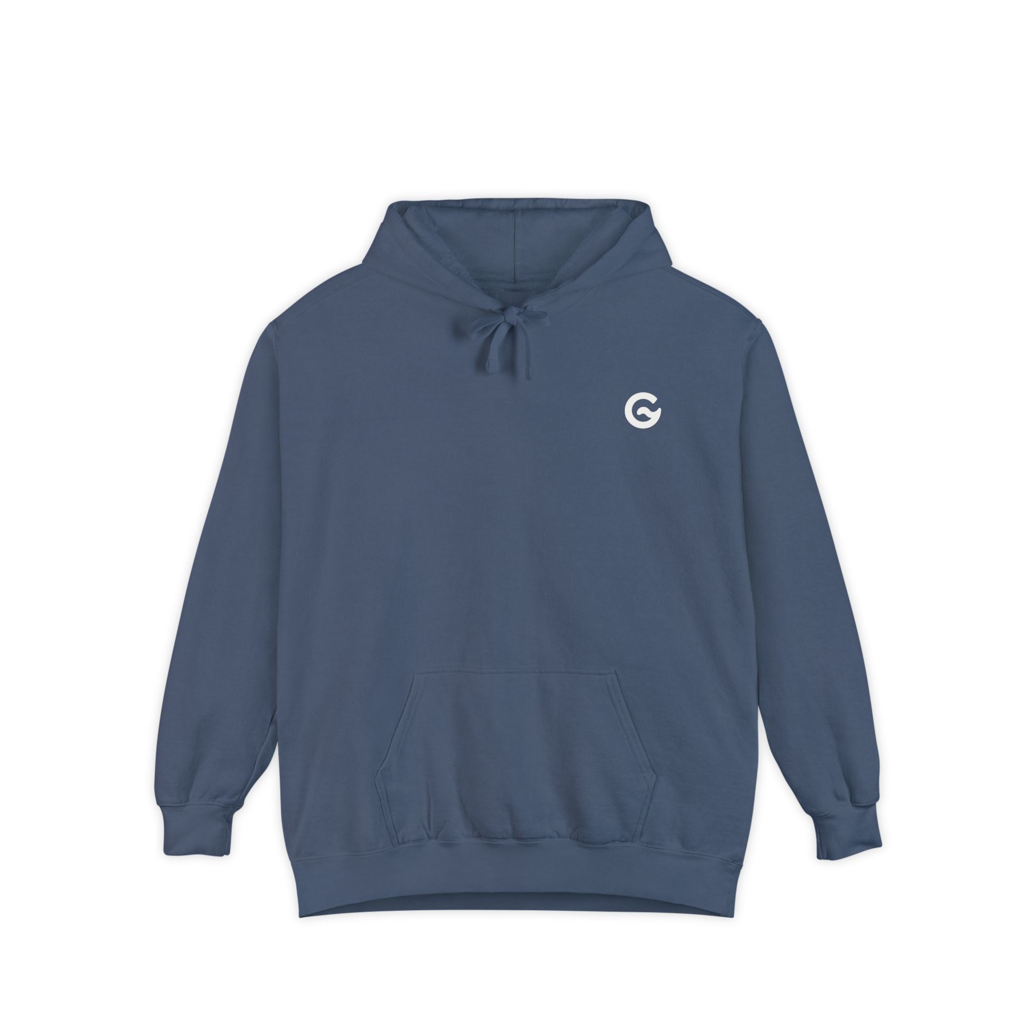 Groova® Comfort Colors Hoodie – Oversized Pigment Dyed Streetwear | Denim | Unisex Premium Pullover